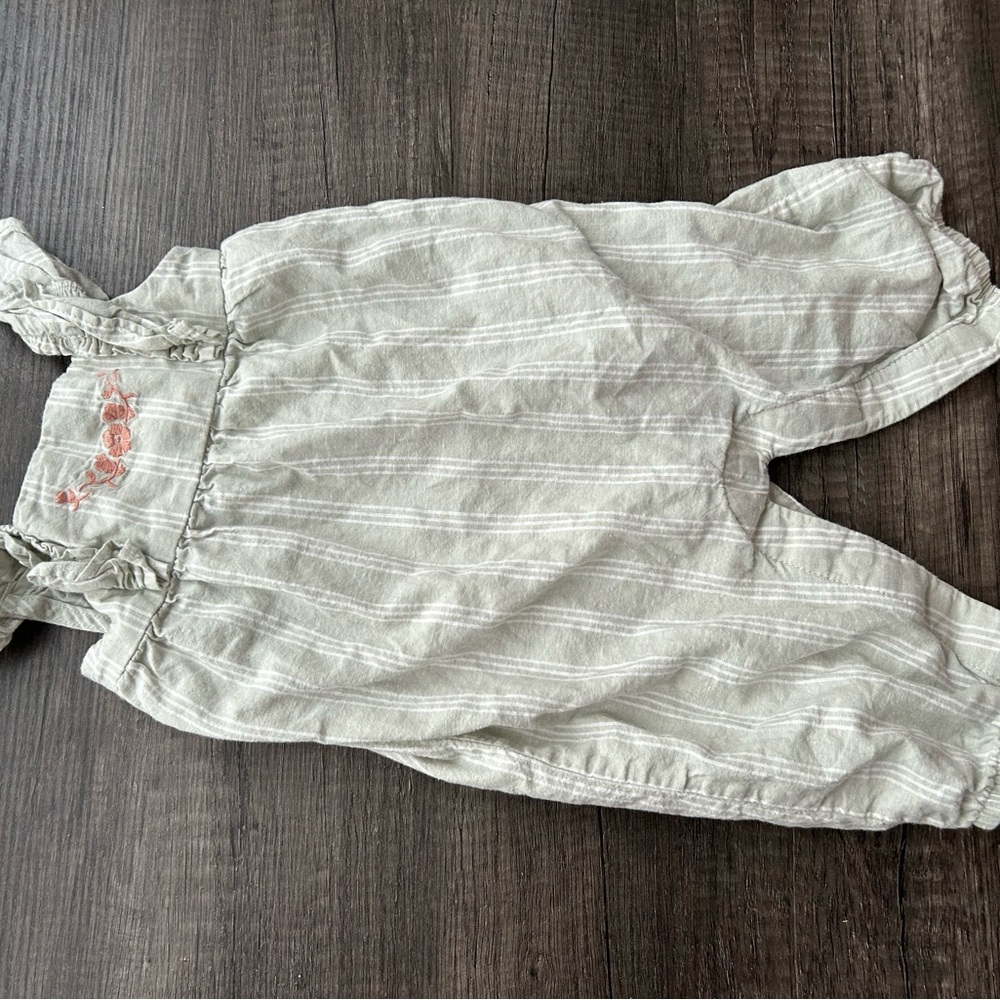 Carter's Gray Striped One Piece